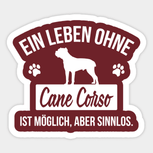 Cane Corso Sticker